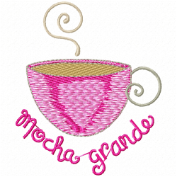 Mugs Embroidery Design 12